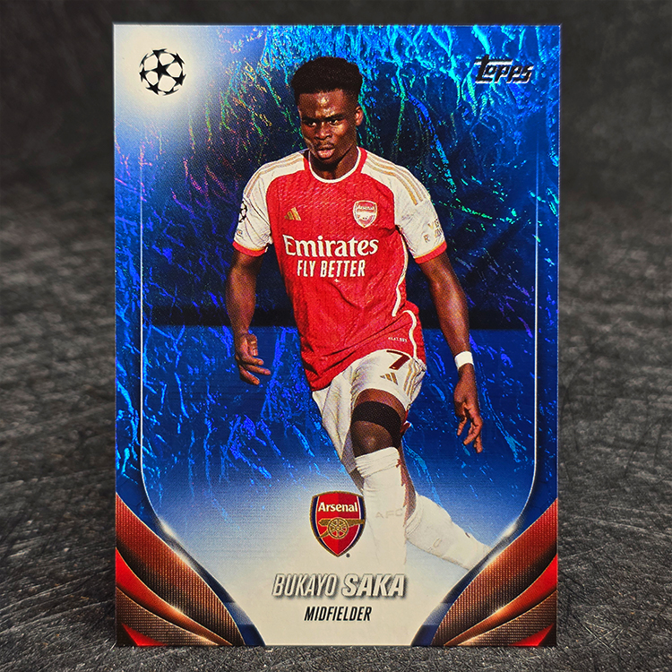 Topps UEFA 2023-24 - Blue - Bukayo Saka, Arsenal  /175 #148