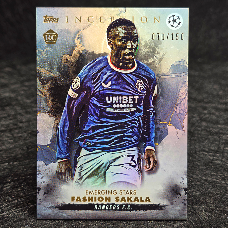 Topps Inception 2023 - Emerging Stars - Fashion Sakala, Rangers /150
