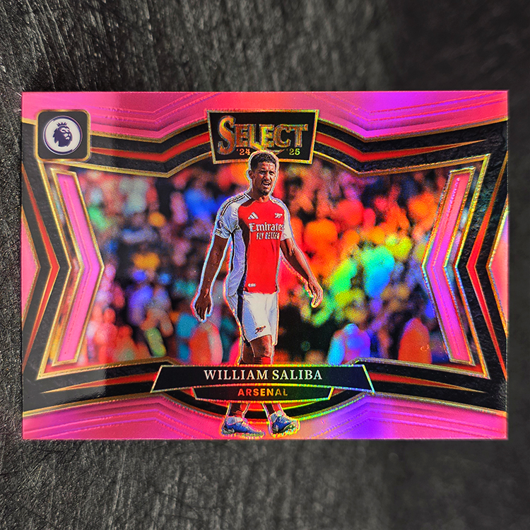 Panini Select FIFA 2024-25 - Pink - William Saliba, Arsenal /99 #204