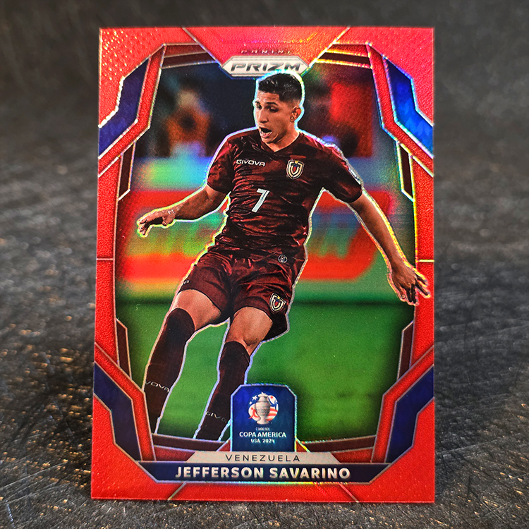 Panini Prizm Conmebol Copa America 2024 - Red - Jefferson Savarino, Venezuela /199 #112