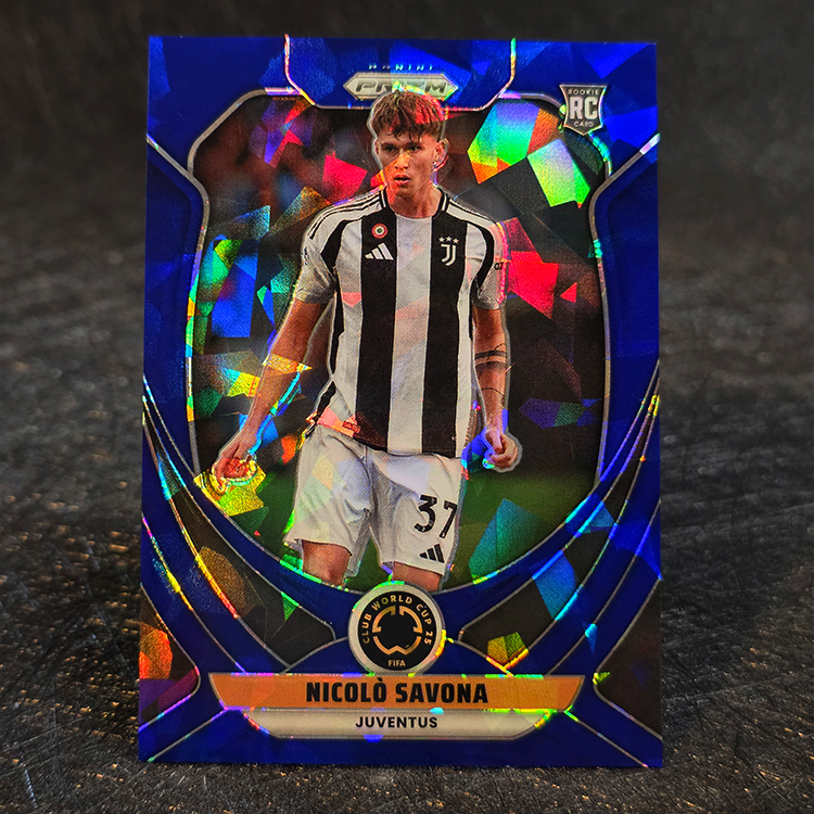 Panini Prizm FIFA Club WC 2025 - Blue - Nicolo Savona, Juventus /175 #123