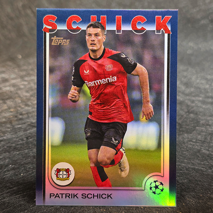 Topps UEFA 2024-25 - Navy Blue - Patrick Schick, Bayer Leverkusen /275 #67