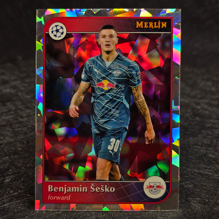 Topps Merlin UEFA 2024-25 - Silver - Benjamin Sesko, Leipzig #30