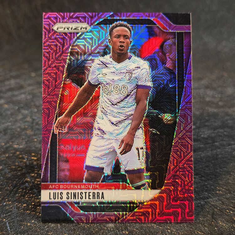 Panini Prizm PL 2024-25 - Purple - Luis Sinisterra, Bournemouth /25 #189