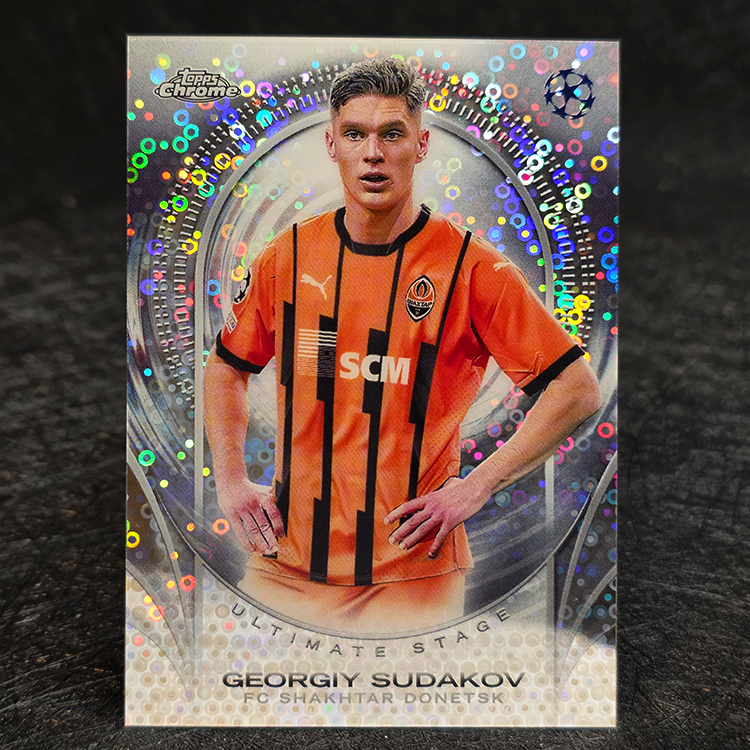 Topps Chrome 2024-25 - Ultimate Stage, Silver - Georgiy Sudakov, Shakhtar Donetsk #USC-24