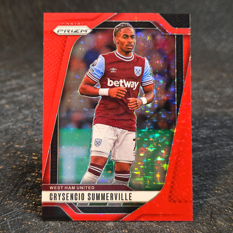 Panini Prizm PL 2024-25 - Red - Crysencio Summerville, West Ham /25 #153