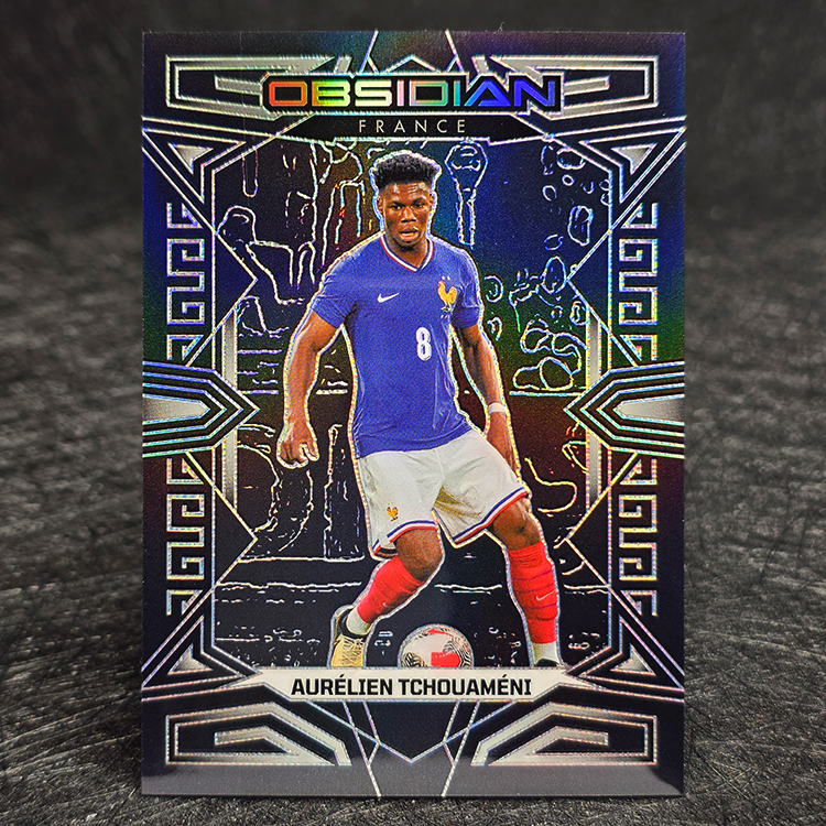 Panini Obsidian 2023-24 - Silver - Aurelien Tchouameni, France /120 #156