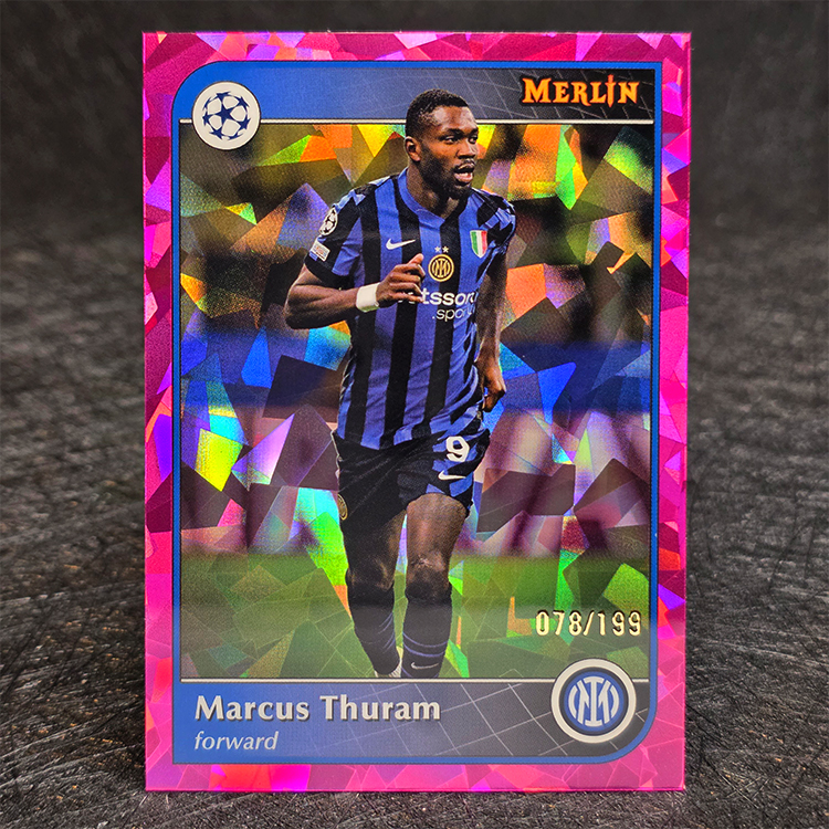 Topps Merlin UEFA 2024-25 - Pink - Marcus Thuram, Inter /199 #197