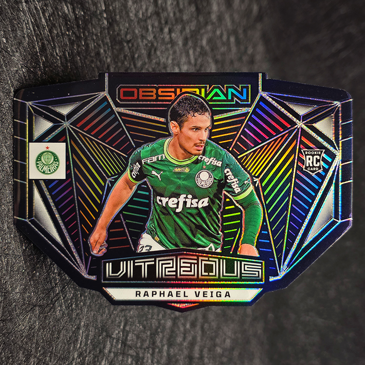 Panini Obsidian 2023-24 - Vitreous - Raphael Veiga, Palmeiras /120 #18
