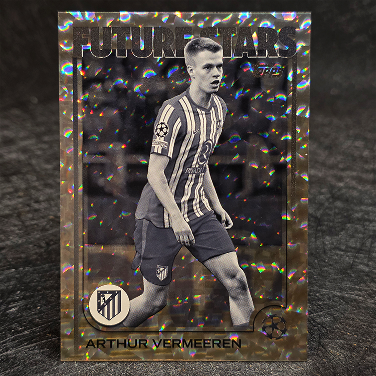 Topps UEFA 2024-25 - Black & White - Arthur Vermeeren, Atletico Madrid /150 #135