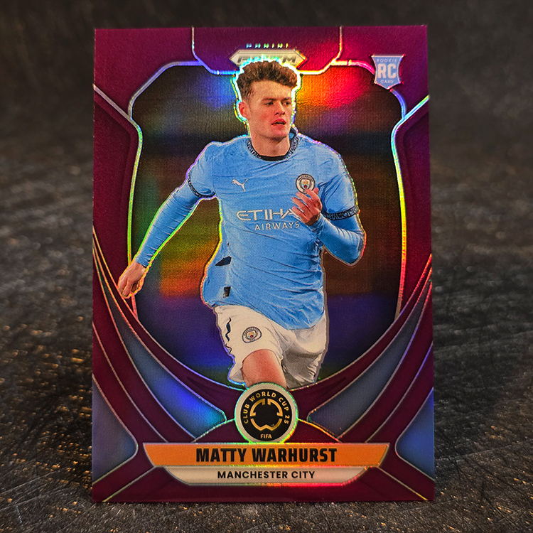 Panini Prizm FIFA Club WC 2025 - Purple - Matty Warhurst, Manchester City /125 #140