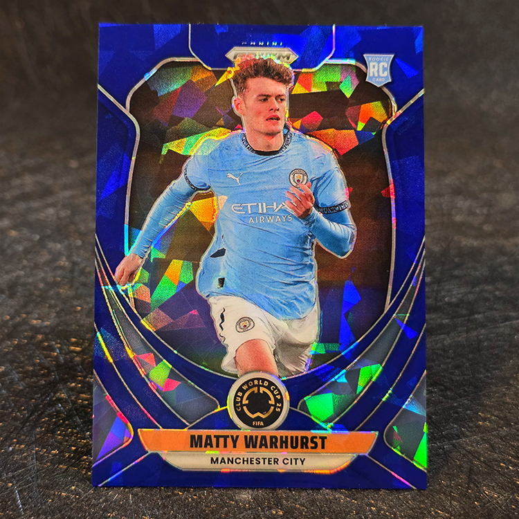 Panini Prizm FIFA Club WC 2025 - Blue - Matty Warhurst, Manchester City /175 #140