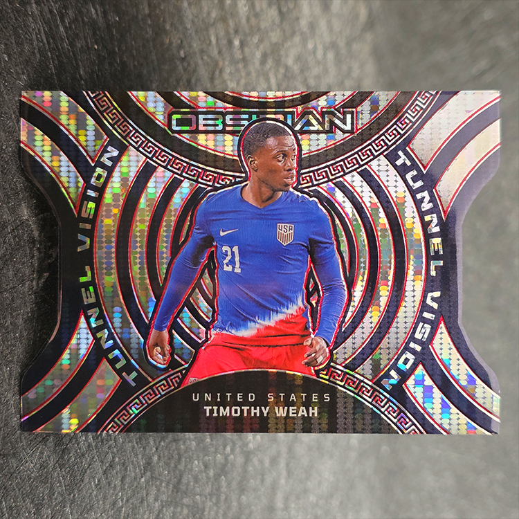 Panini Obsidian 2023-24 - Tunnel Vision - Timothy Weah, United States /75 #20