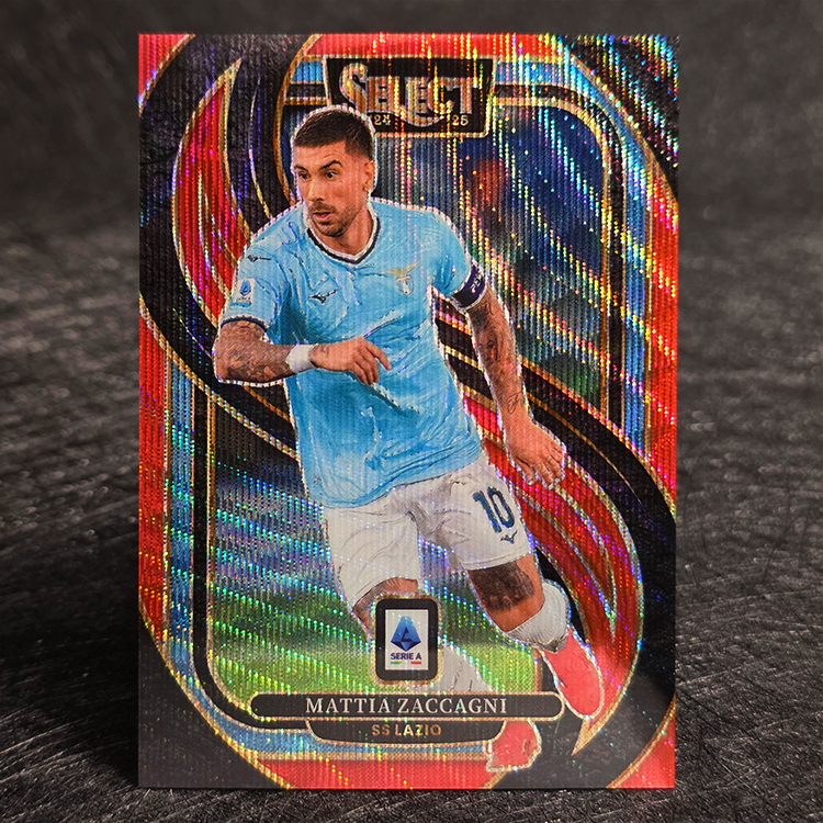 Panini Select Serie A 2024-25 - Mezzanine, Red - Mattia Zaccagni, Lazio /38 #122