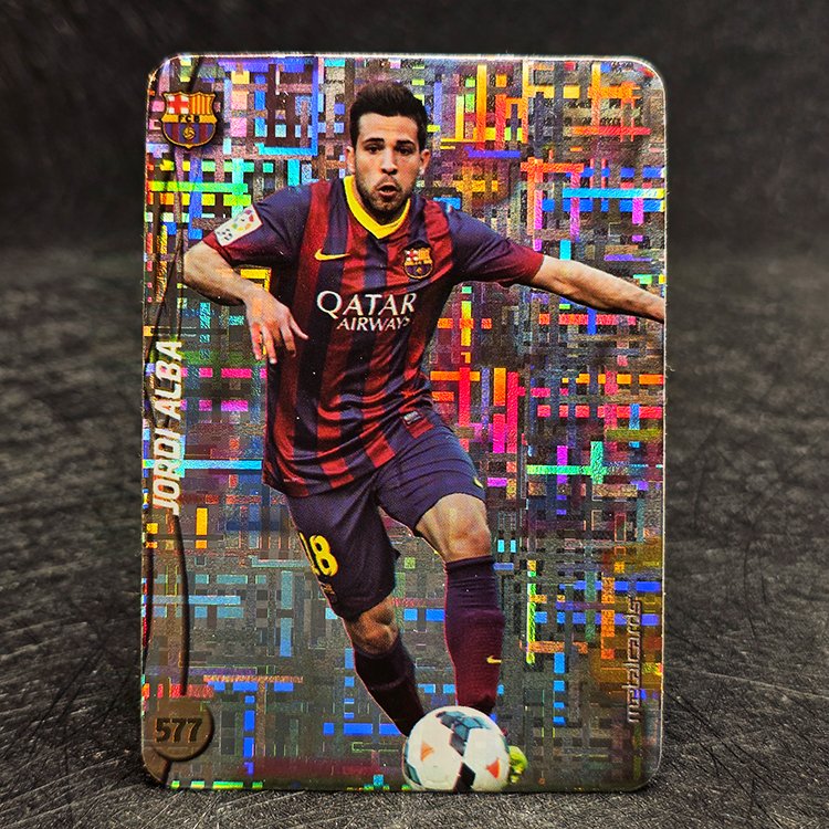Mundicromo 2014 -15 - Las Fichas Quiz de la Liga - Jordi Alba, Barcelona #577