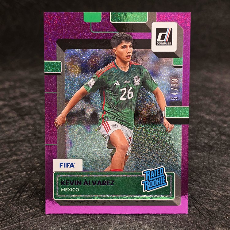 Panini Donruss FIFA 2022-23 - Rated Rookie - Kevin Alvarez, Mexico /99 #186