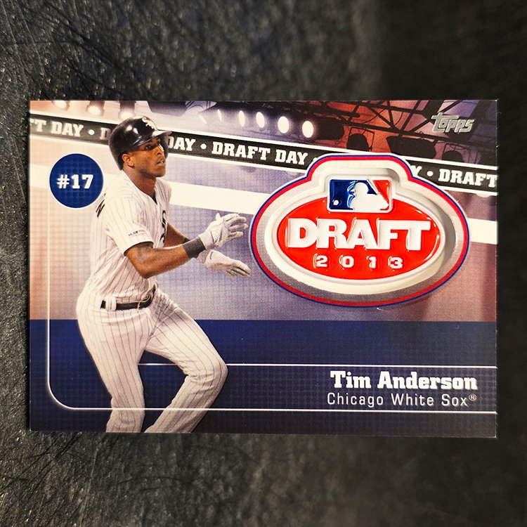 Topps 2020 - Draft Day Medallions - Tim Anderson, Chicago White Sox #DDM-TA