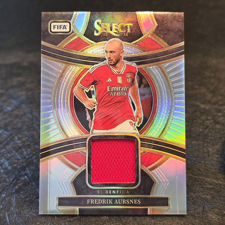 Panini Select FIFA 2023-24 - Swatches - Fredrik Aursnes, Benfica #SSF-FA