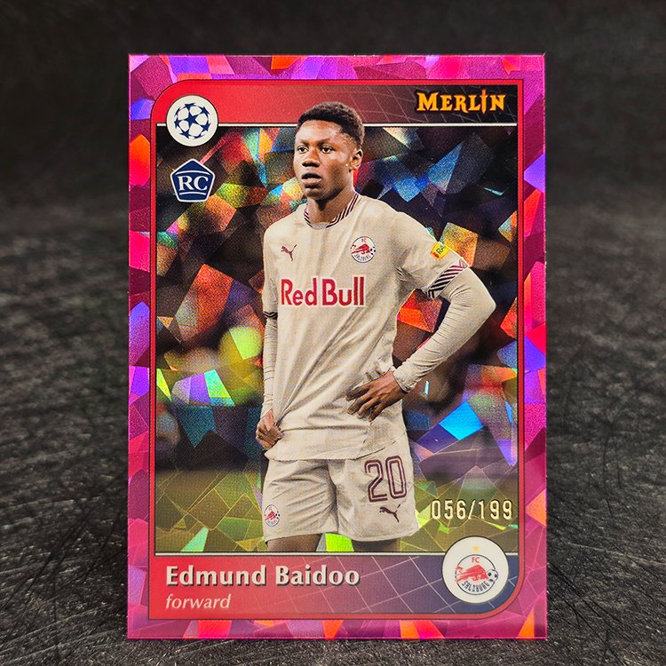 Topps Merlin UCC 2024-25 - Pink Atomic - Edmund Baidoo, Leipzig /199 #59