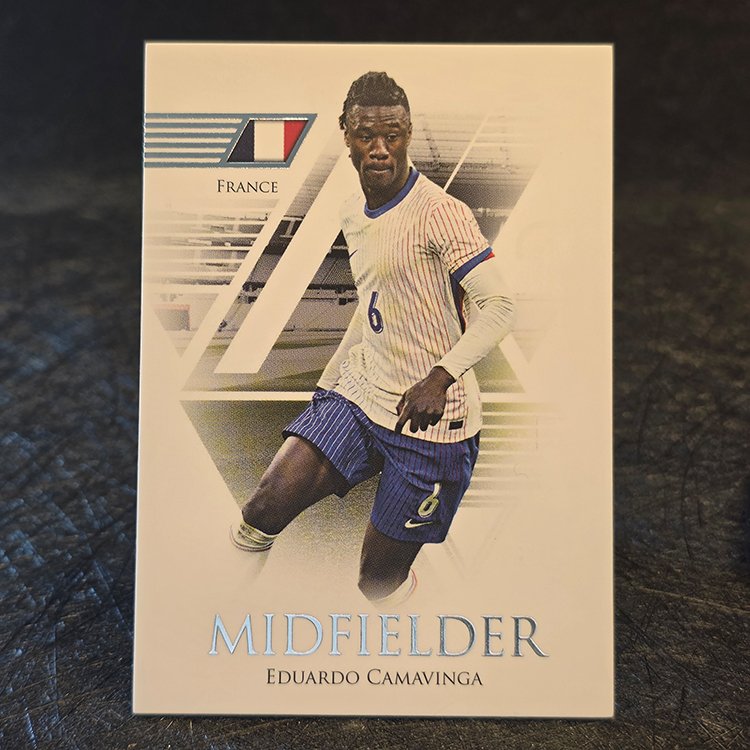 Futera Unique 2024 - Midfielder - Eduardo Camavinga, France /69 #034