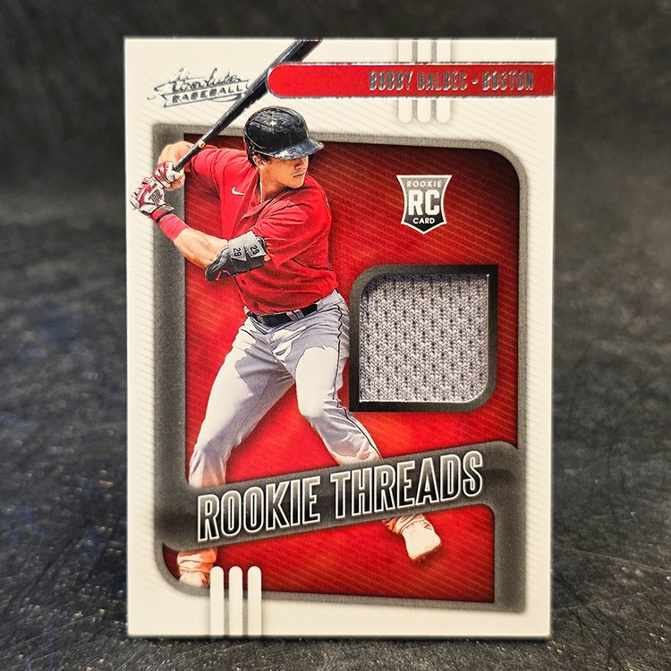 Panini Absolute Baseball 2021 - Rookie Threads - Bobby Dalbec, Boston Red Sox #RT-BD