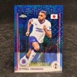Topps Chrome UEFA 2024-25 - Japanese Edition, Blue Mojo - Cyriel Dessers, Rangers /75 #80