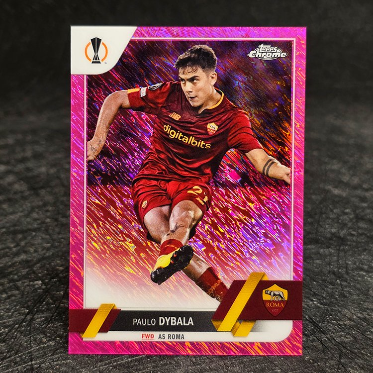 Topps Chrome UEFA 2022-23 - Pink - Paulo Dybala, Roma /250 #159