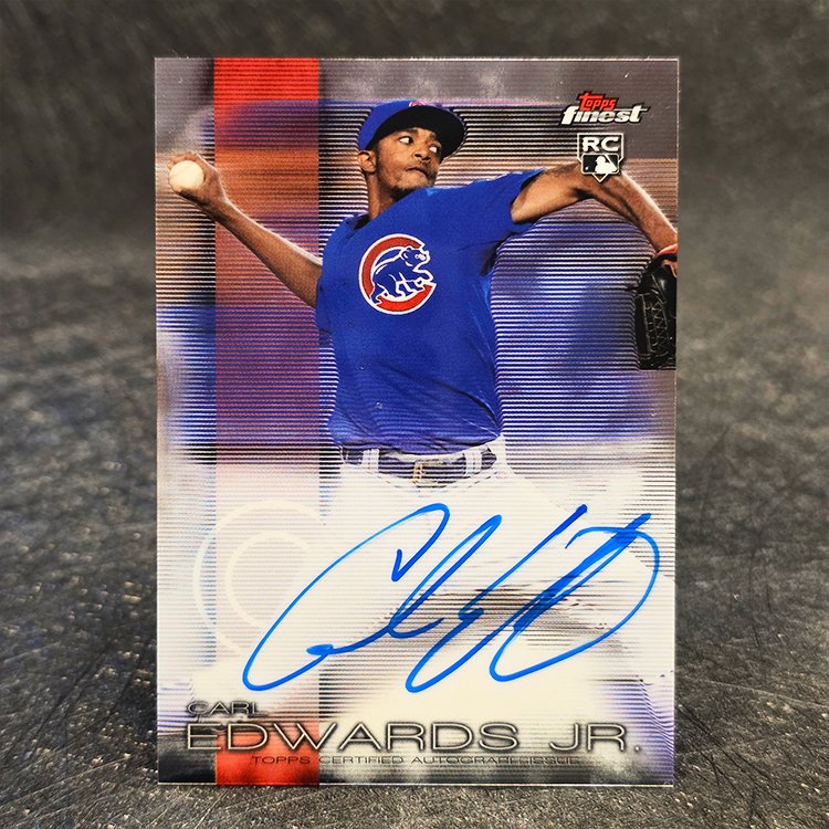 Topps Finest 2016 - Autographs - Carl Edwards Jr, Chicago Cubs #FA-CE