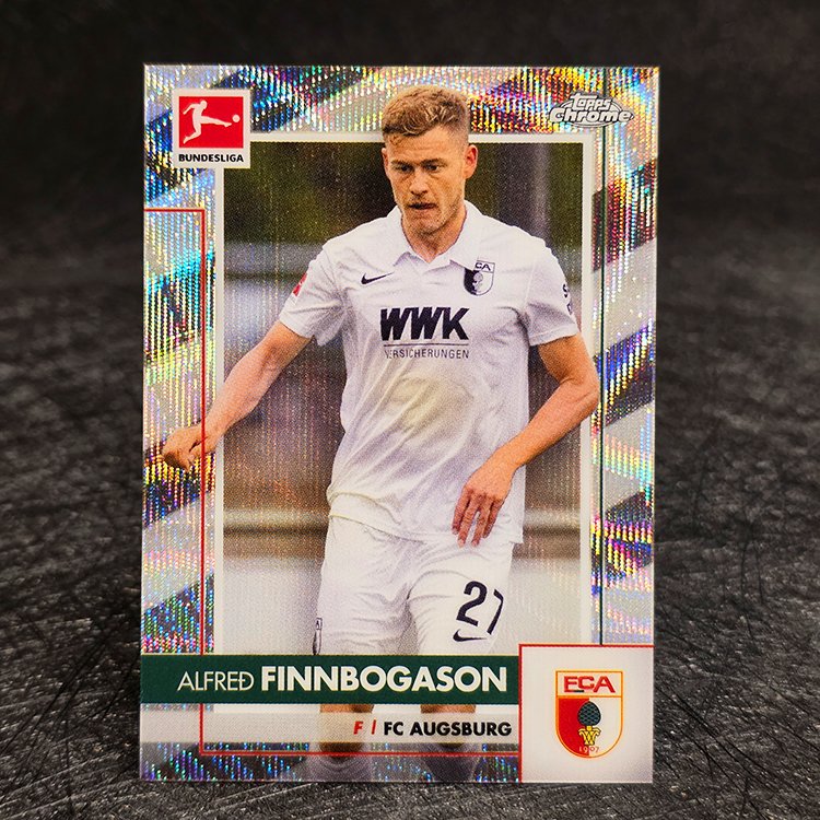 Topps Chrome Bundesliga 2020-21 - Alfred Finnbogason, Ausburg /250 #2