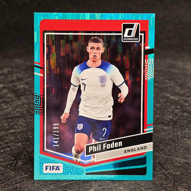 Panini Donruss Optic Soccer 2023-24 - Aqua - Phil Foden, England /199 #12