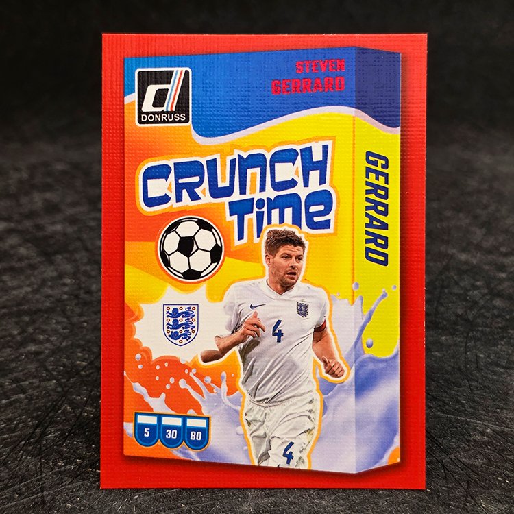 Panini Donruss FIFA 2024-25 - Crunch Time Red - Steven Gerrard, England #24