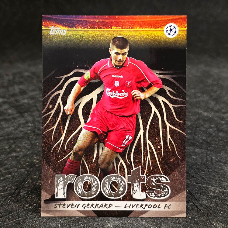 Topps UEFA 2025-26 - Roots - Steven Gerrard, Liverpool #RT-14