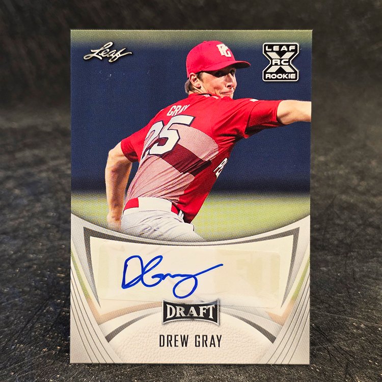 Leaf Draft 2021 - Base Autographs - Drew Gray, Chicago Cubs #BA-DG1