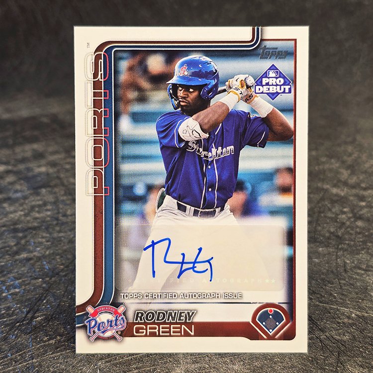 Topps Pro Debut 2025 - Auto - Rodney Green, Stockton Ports #PD-105