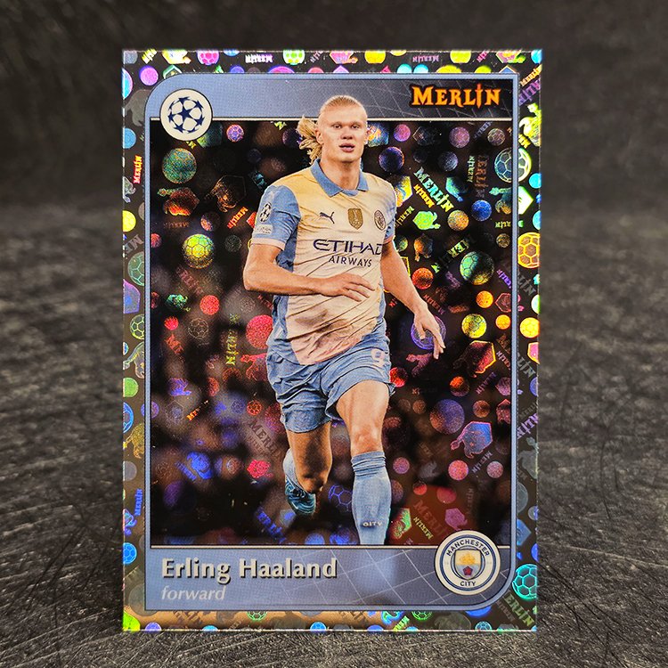 Topps Merlin UCC 2024-25 - Vintage - Erling Haaland, Manchester City #73