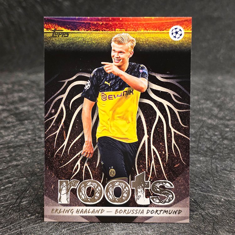 Topps UEFA 2025-26 - Roots - Erling Haaland, Borussia Dortmund #RT-4