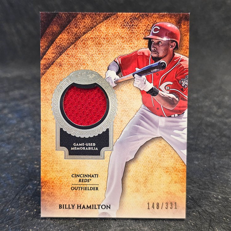 Topps Tier One 2017 - Dual Relic - Billy Hamilton, Cincinnati Reds /331 #T1R-BHA