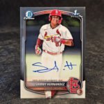 Bowman Chrome 2025 - 1st Auto - Sammy Hernandez, St. Louis Cardinals #CPA-SH