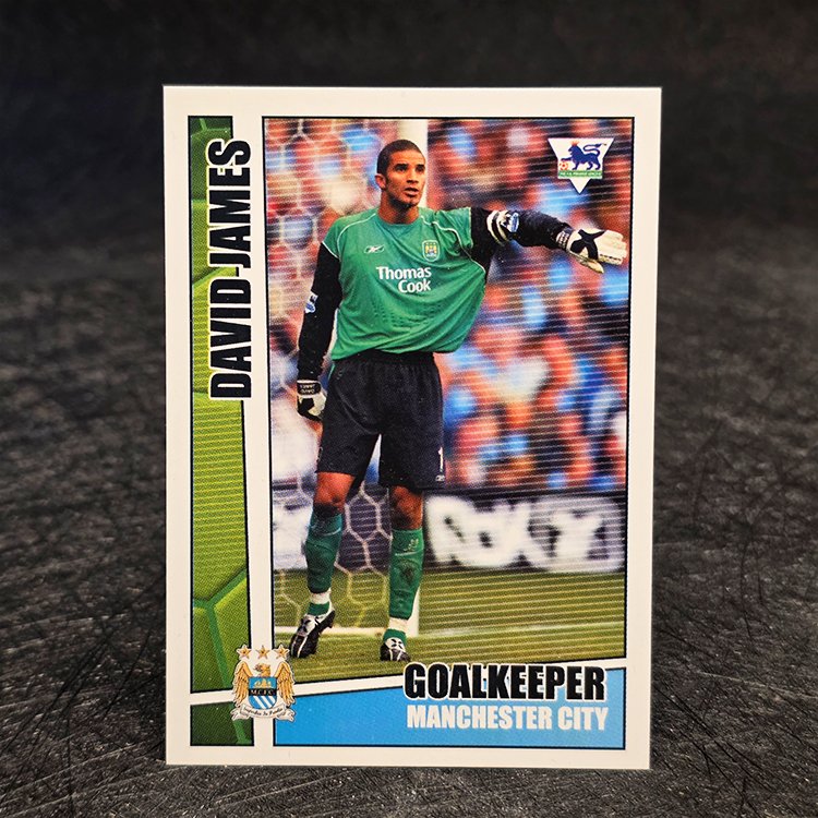 Merlin Premier Stars 2005-06 - David James, Manchester City #115