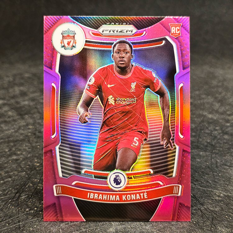 Panini Prizm PL 2021-22 - Pink - Ibrahima Konate, Liverpool #80