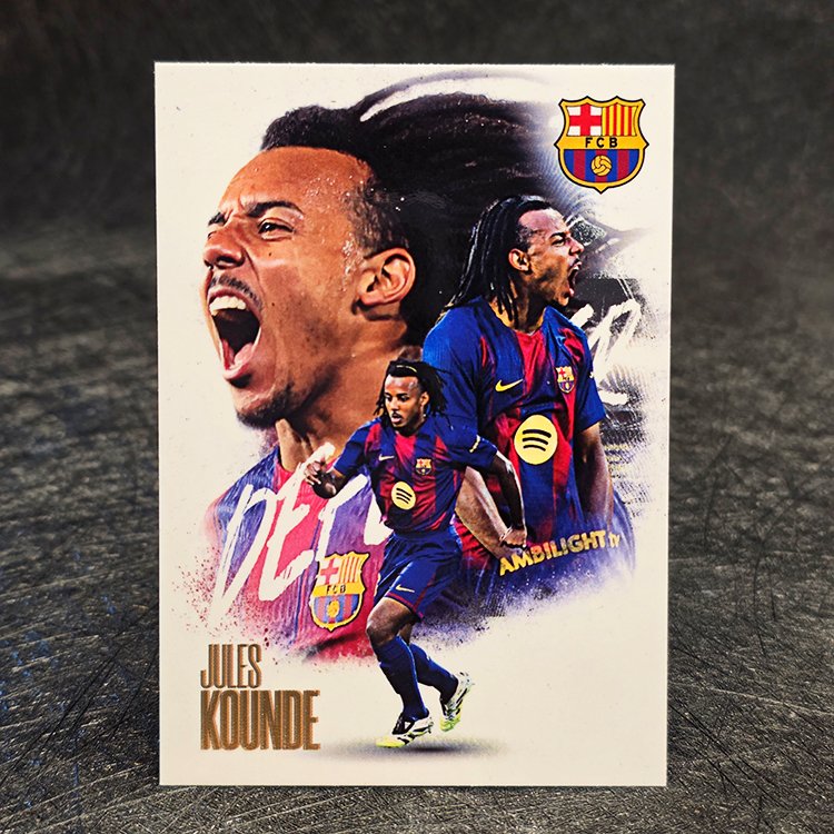 Futera FX 2025-26 - FC Barcelona - Jules Kounde #BBP06