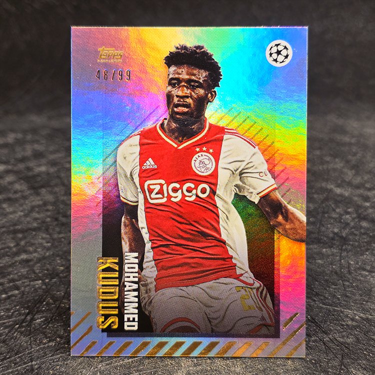 Topps Gold X Dan Leydon UEFA 2022-23 - Mohammed Kudus, Ajax /99