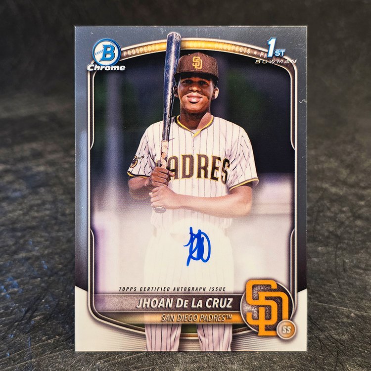 Bowman Chrome 2025 - 1st Auto - Jhoan De La,  San Diego Padres #CPA-JDL