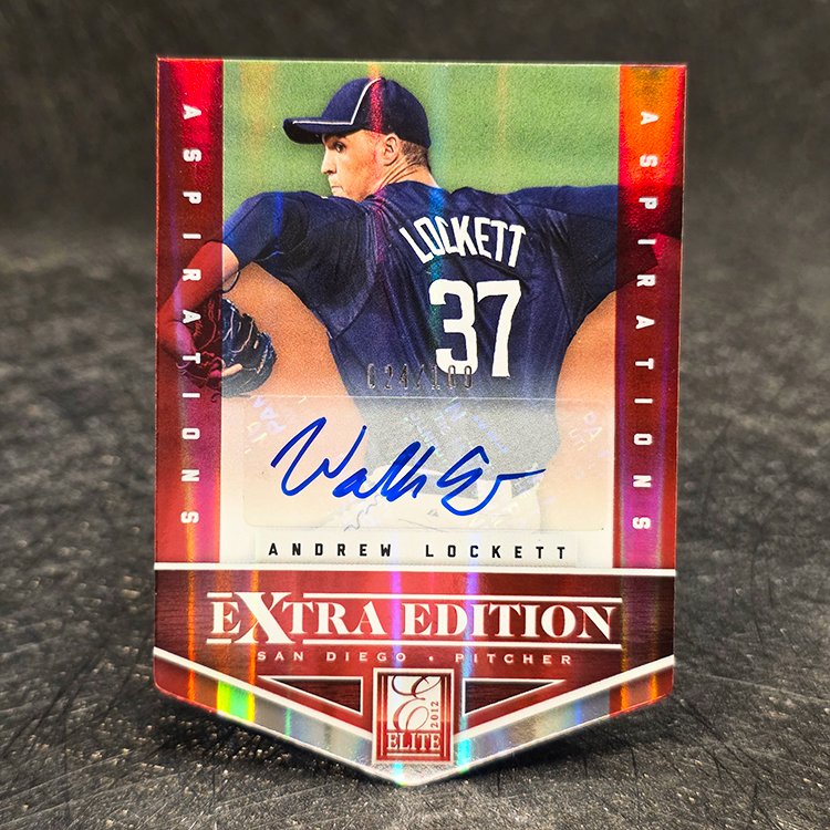 Panini Elite Extra Edition 2012 - Aspirations, Die-Cut - Andrew Lockett, San Diego Padres /100 #100
