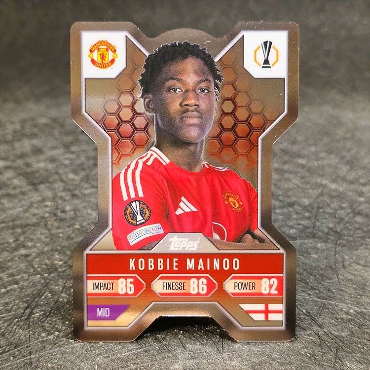 Topps Match Attax Extra 2024-25 - Chrome X - Kobbie Mainoo, Manchester United #CX2
