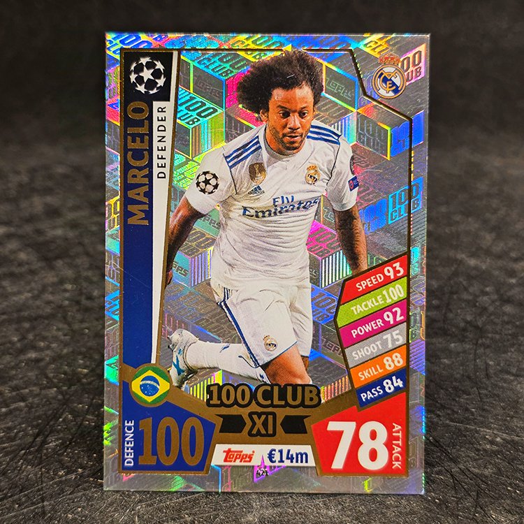 Topps Match Attax 2017-18 - 100 Club XI - Marcelo, Real Madrid #421