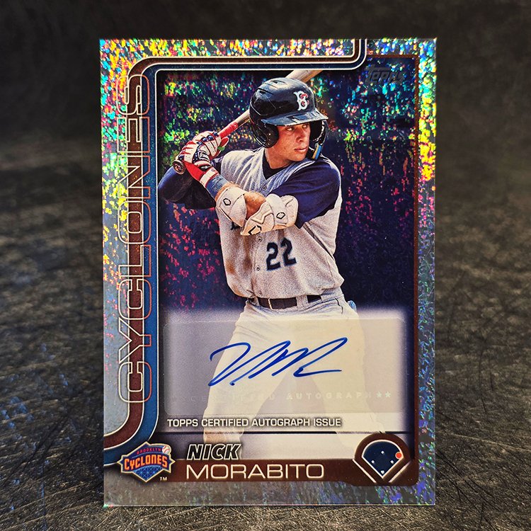 Topps Pro Debut 2025 - Sparkle Foil Auto - Nick Morabito, Brooklyn Cyclones /175 #PD-194 (Copy)