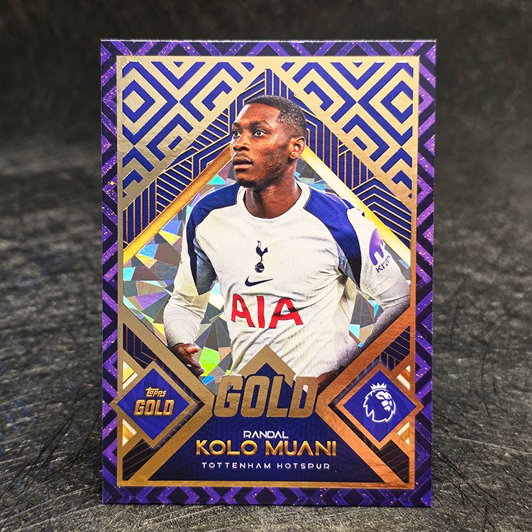 Topps Gold 2025-26 PL- Gold - Randal Kolo Muani, Tottenham