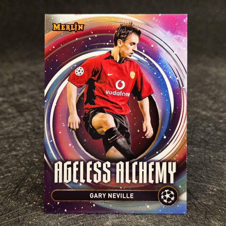 Topps Merlin UEFA 2024-25 - Ageless Alchemy - Gary Neville, Manchester United #AA-7