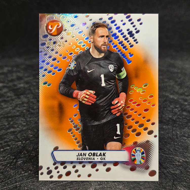 Topps Pristine Road to UEFA Euro 2024 - Orange - Jan Oblak, Slovenia /25 #101